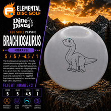 Dino Discs Egg Shell Brachiosaurus (5/5/-4.5/1) - Elemental Disc Golf