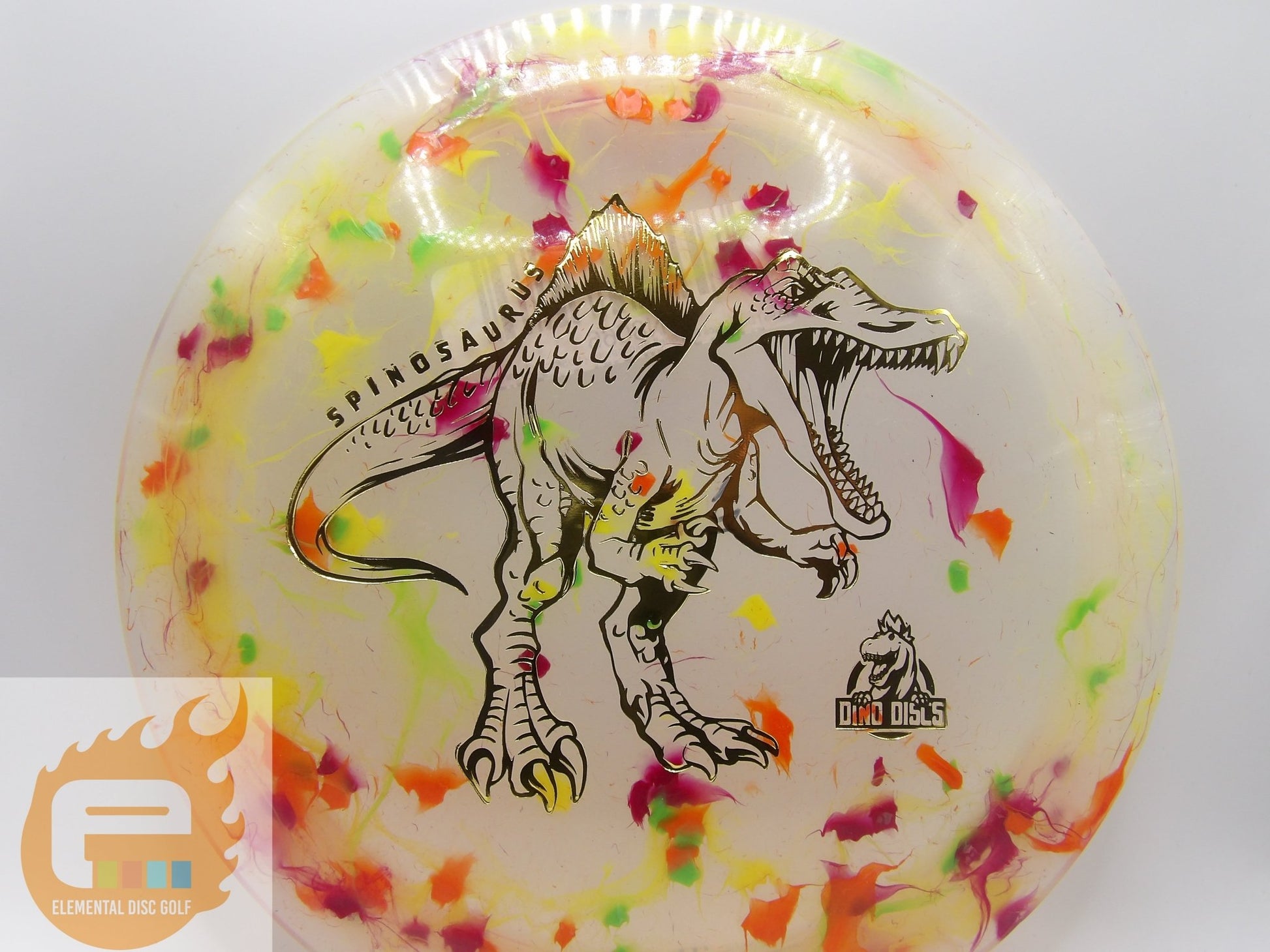 Dino Discs Egg Shell Spinosaurus (12/5/0/2) - Elemental Disc Golf
