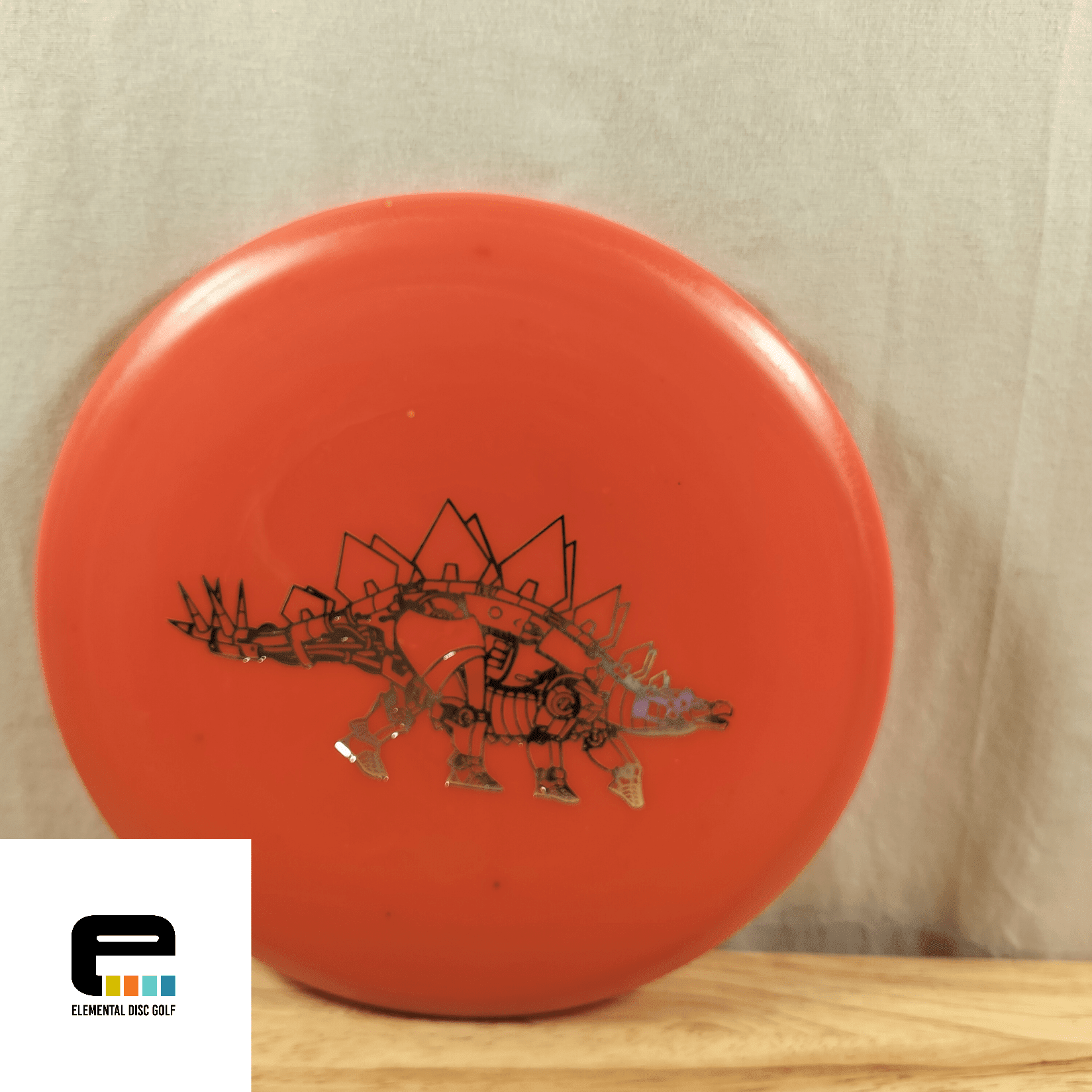 Dino Discs Egg Shell Stegosaurus (5/5/-4/2) - Elemental Disc Golf