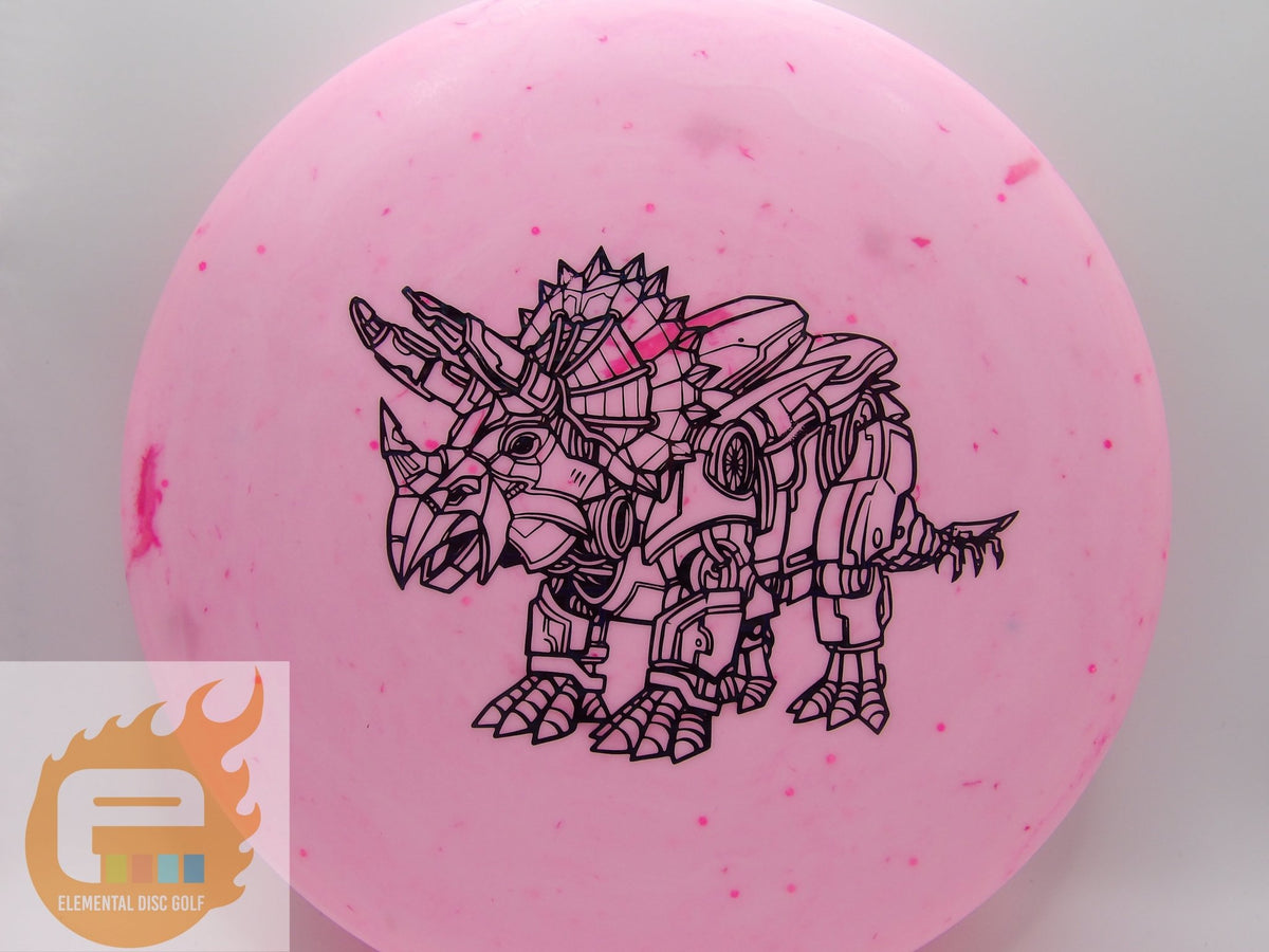Dino Discs Egg Shell Triceratops (3/3/-3/1) - Elemental Disc Golf
