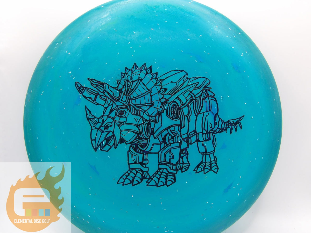 Dino Discs Egg Shell Triceratops (3/3/-3/1) - Elemental Disc Golf