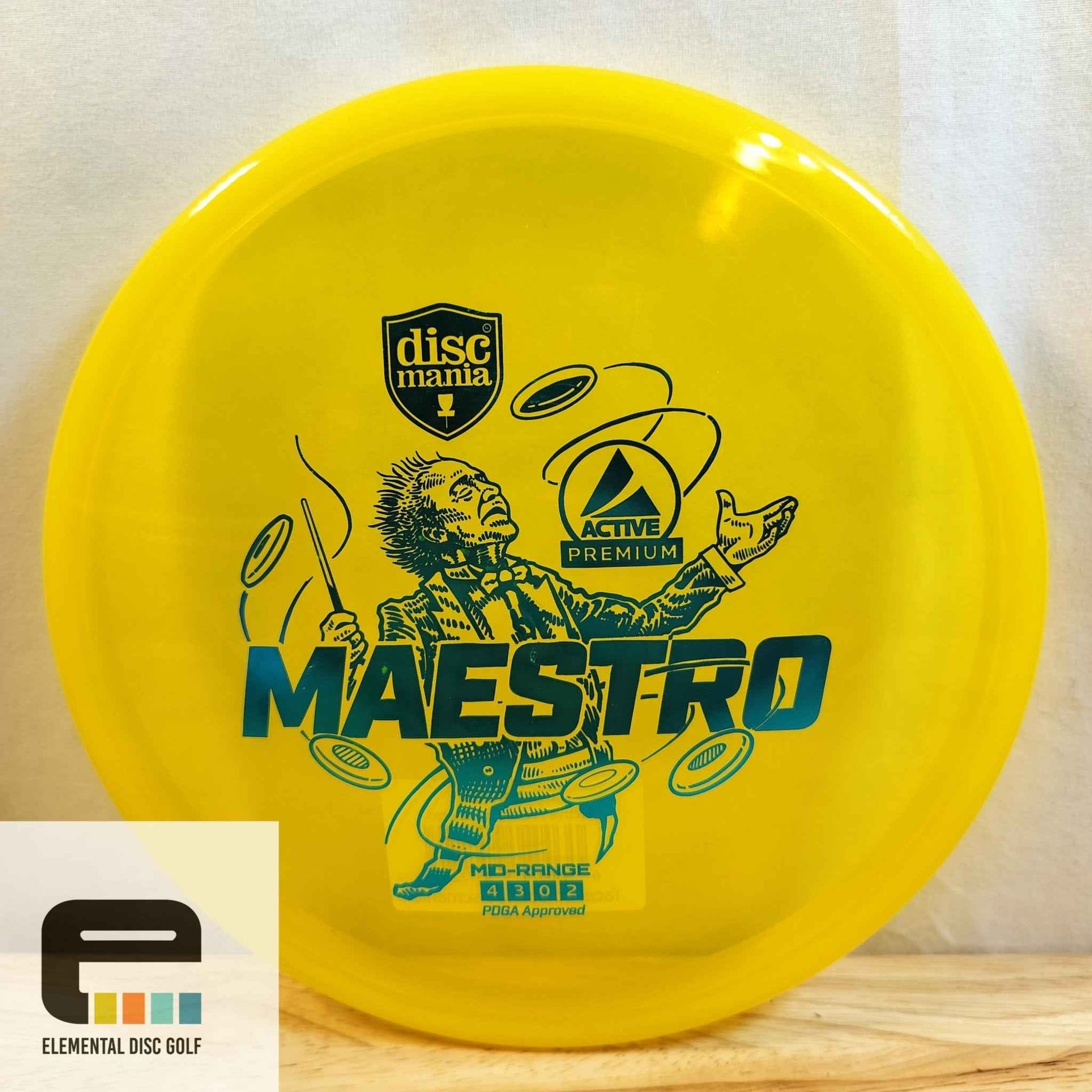 Discmania Active Premium Maestro (4/3/0/2) - Elemental Disc Golf