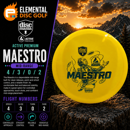Discmania Active Premium Maestro (4/3/0/2) - Elemental Disc Golf