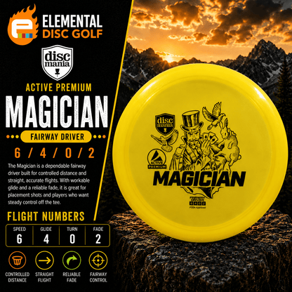 Discmania Active Premium Magician (6/4/0/2) - Elemental Disc Golf