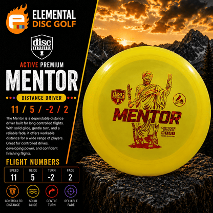 Discmania Active Premium Mentor (11/5/-2/2) - Elemental Disc Golf