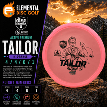 Discmania Active Premium Tailor (4/4/0/1) - Elemental Disc Golf