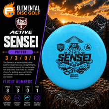 Discmania Active Sensei (3/3/0/1) - Elemental Disc Golf