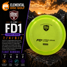 Discmania C-Line FD1 (7/4/0/2) - Elemental Disc Golf