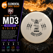 Discmania C-Line Glow MD3 (5/5/0/1) Gavin Babcock - Elemental Disc Golf
