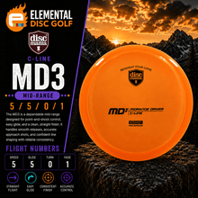 Discmania C-Line MD3 (5/5/0/1) - Elemental Disc Golf