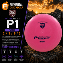 Discmania D-Line P1 Flex 2 (2/3/0/0) - Elemental Disc Golf