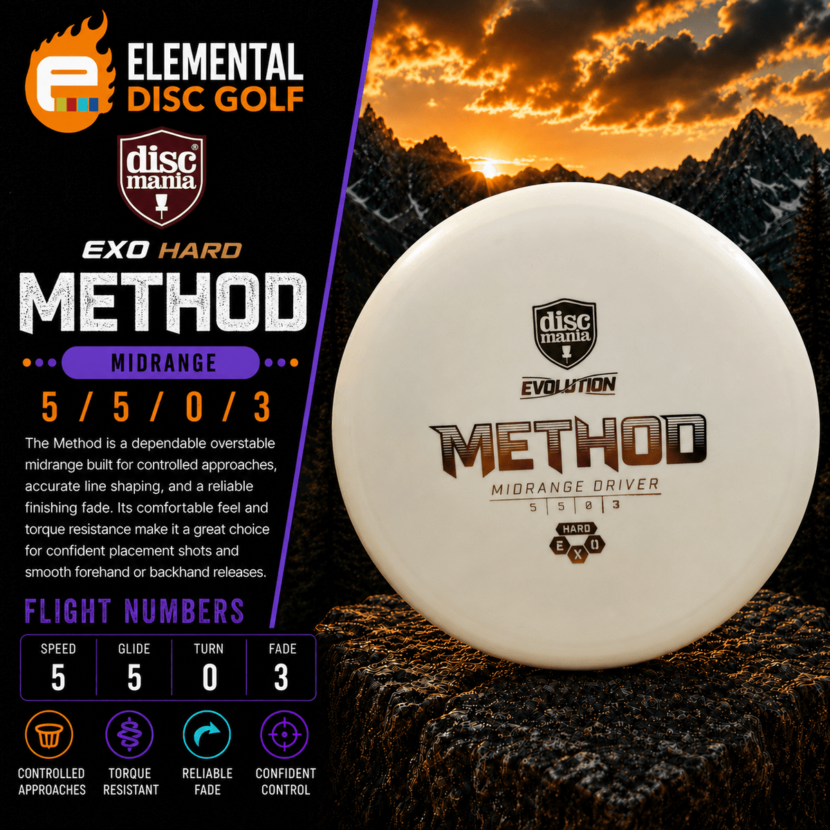 Discmania Exo Hard Method (5/5/0/3) - Elemental Disc Golf