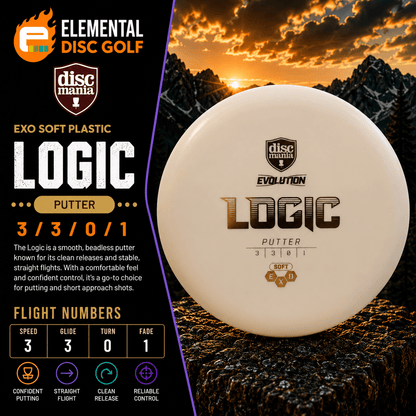 Discmania Exo Soft Logic (3/3/0/1) - Elemental Disc Golf