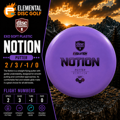 Discmania Exo Soft Notion (2/3/-1/0) - Elemental Disc Golf