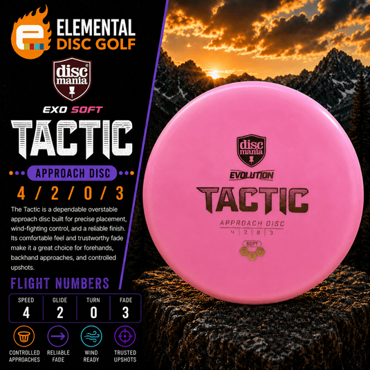 Discmania Exo Soft Tactic (4/2/0/3) - Elemental Disc Golf