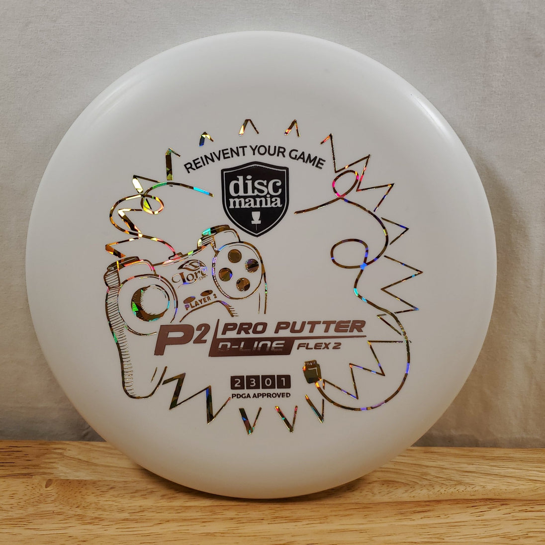 Discmania Lore Controller D - LINE P2 (Flex 2) - Elemental Disc Golf