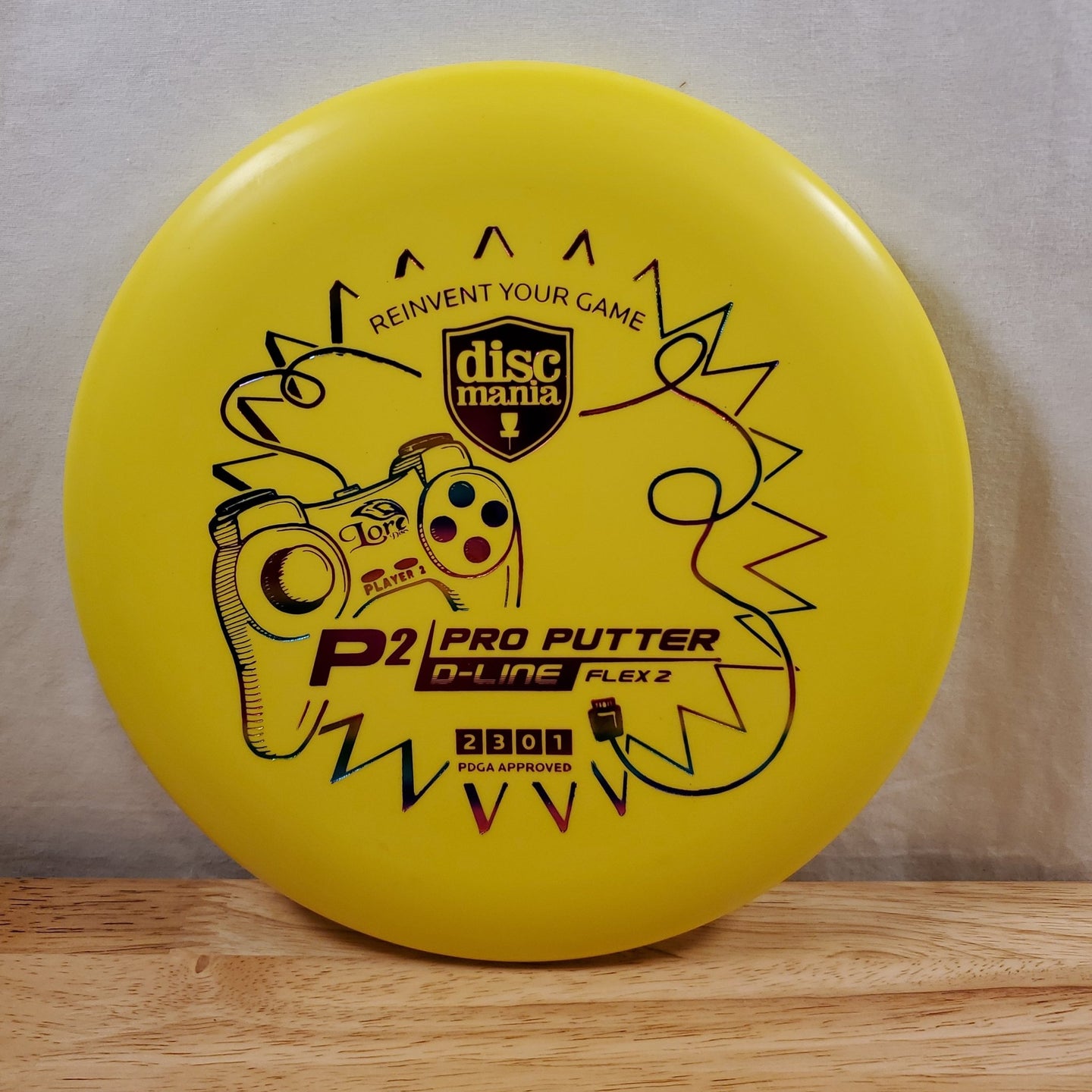 Discmania Lore Controller D - LINE P2 (Flex 2) - Elemental Disc Golf