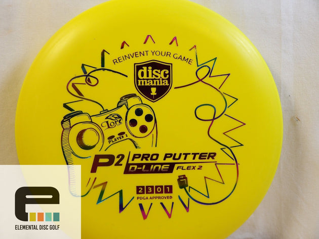 Discmania Lore Controller D - LINE P2 (Flex 2) - Elemental Disc Golf