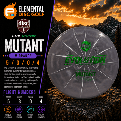 Discmania Lux Vapor Mutant (5/3/0/4) - Elemental Disc Golf