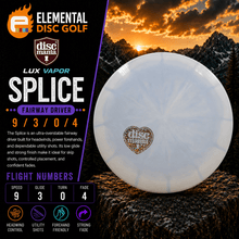 Discmania Lux Vapor Splice (9/3/0/4) - Elemental Disc Golf