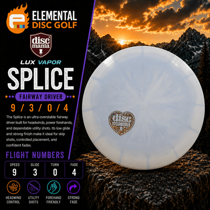 Discmania Lux Vapor Splice (9/3/0/4) - Elemental Disc Golf