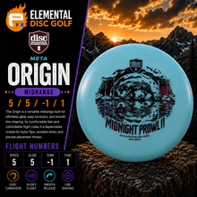 Discmania Meta Origin (5/5/-1/1) -Midnight Prowl II - Elemental Disc Golf