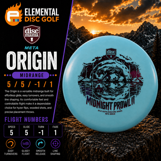 Discmania Meta Origin (5/5/-1/1) -Midnight Prowl II - Elemental Disc Golf