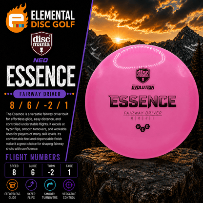 Discmania Neo Essence (8/6/-2/1) - Elemental Disc Golf