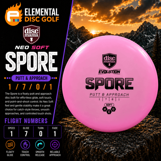 Discmania Neo Soft Spore (1/7/0/1) - Elemental Disc Golf