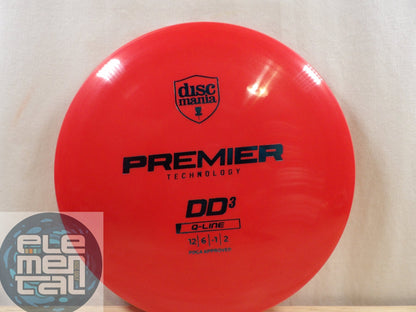 Discmania Q-Line Premier DD3 (12/6/-1/2) - Elemental Disc Golf