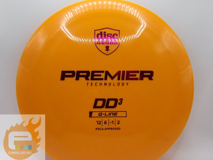 Discmania Q-Line Premier DD3 (12/6/-1/2) - Elemental Disc Golf