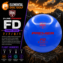 Discmania Q-Line Premier Line FD (7/7/0/1) - Elemental Disc Golf
