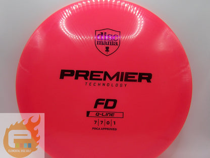 Discmania Q-Line Premier Line FD (7/7/0/1) - Elemental Disc Golf