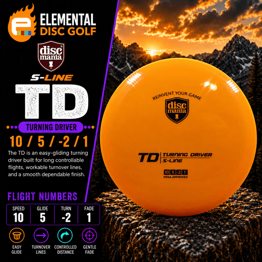 Discmania S-line TD (10/5/-2/1) - Elemental Disc Golf