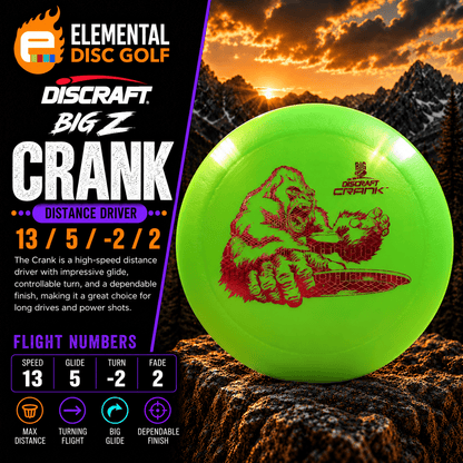 Discraft Big Z Crank (13/5/-2/2) - Elemental Disc Golf