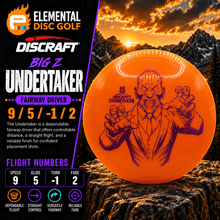 Discraft Big Z Undertaker (9/5/-1/2) - Elemental Disc Golf
