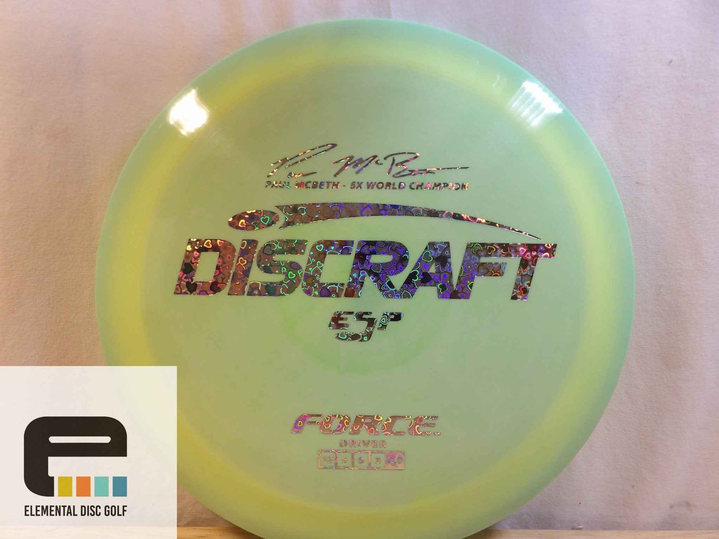 Discraft ESP 5x Mcbeth Force (12/5/0/3) - Elemental Disc Golf