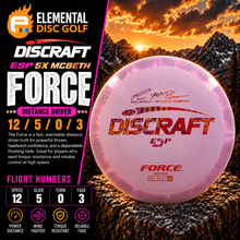 Discraft ESP 5x Mcbeth Force (12/5/0/3) - Elemental Disc Golf