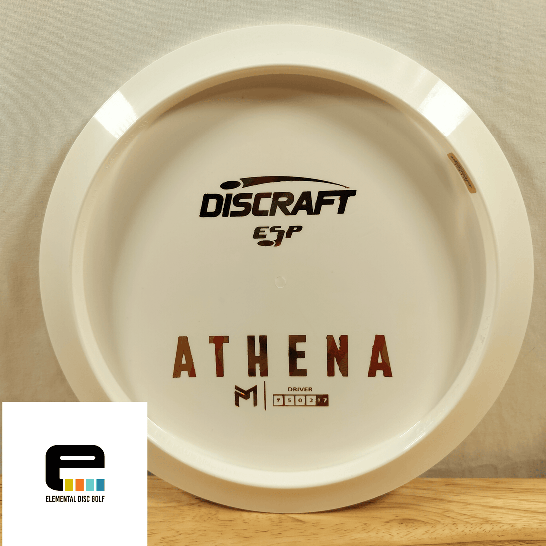 Discraft ESP Athena - Blank - Bottom Stamp - Elemental Disc Golf