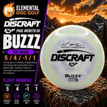 Discraft ESP Buzzz (Paul McBeth 5x) 5/4/-1/1 - Elemental Disc Golf