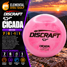 Discraft ESP Cicada (7/6/-1/1) - Elemental Disc Golf
