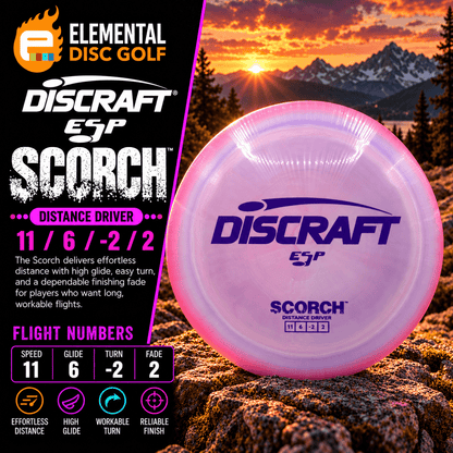 Discraft ESP Scorch (11/6/-2/2) - Elemental Disc Golf