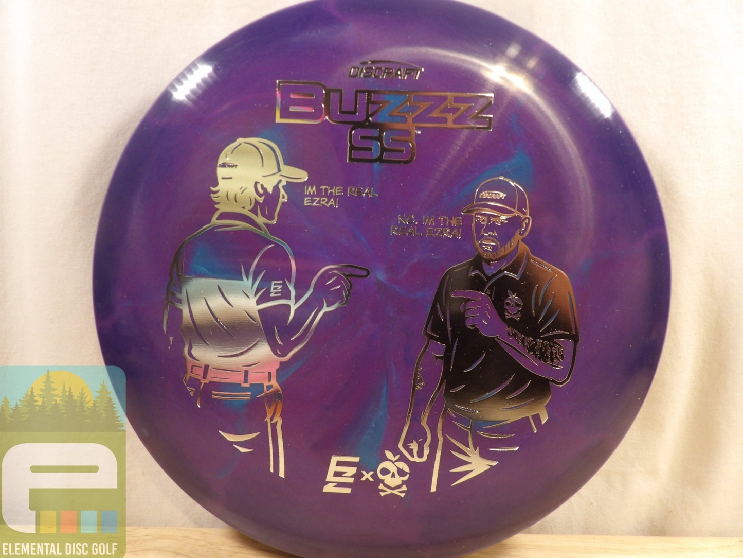 Discraft ESP Swirl Buzzz SS (Ezra vs. Ezra) 5/4/ - 2/1 - Elemental Disc Golf