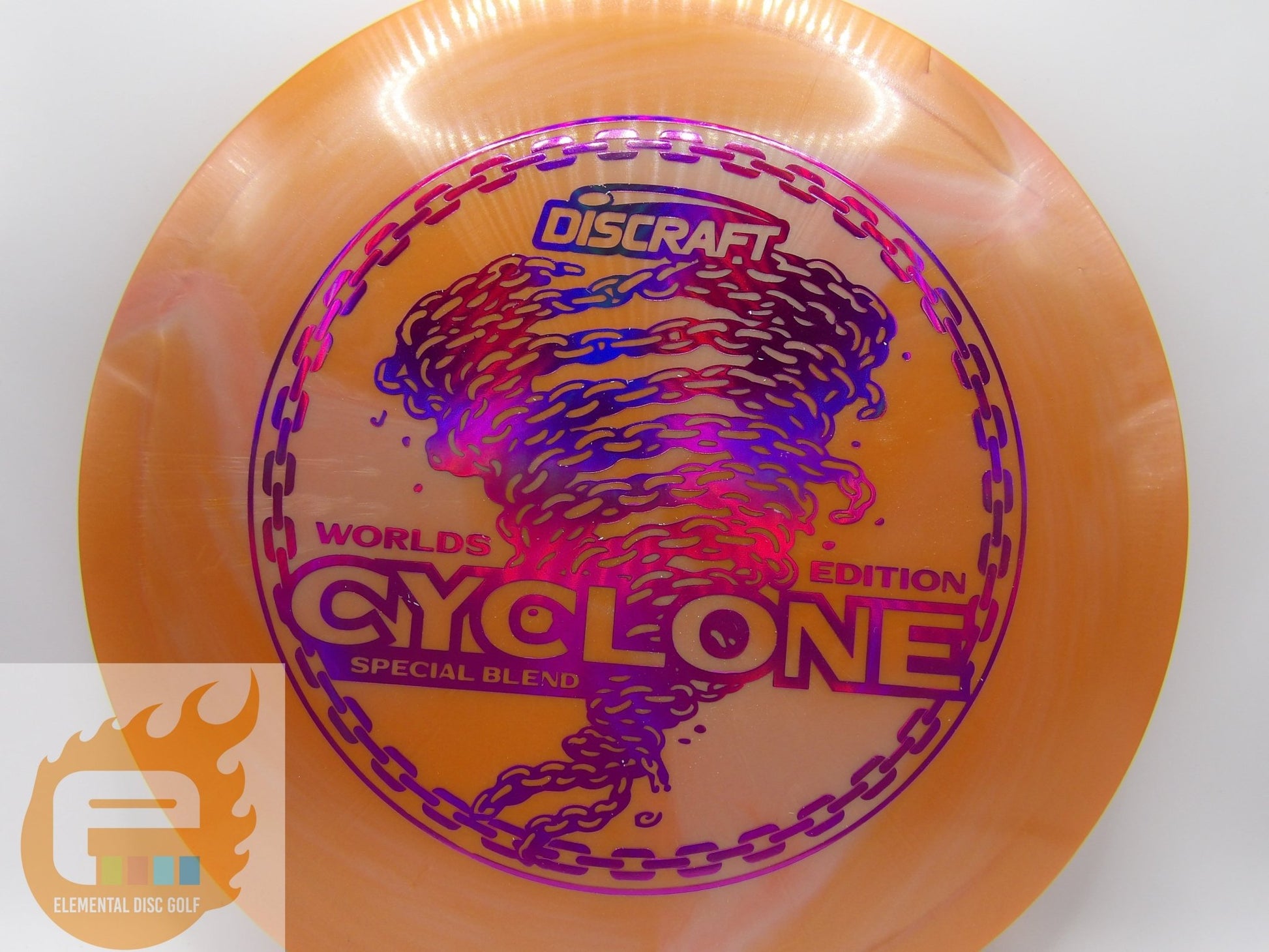 Discraft ESP Swirl Cyclone (7/4/-1/2) 2026 Worlds Edition - Elemental Disc Golf