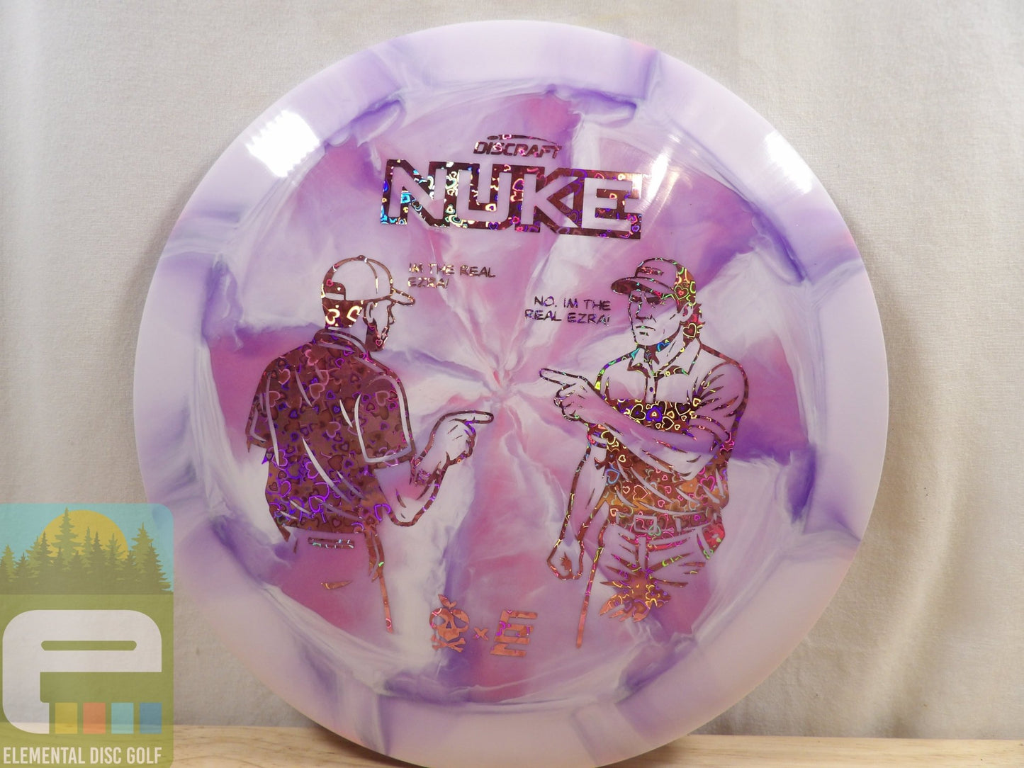 Discraft ESP Swirl Nuke (Ezra vs. Ezra) 13/5/ - 1/3 - Elemental Disc Golf