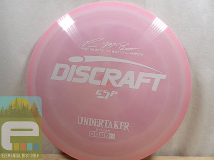 Discraft ESP Undertaker (9/5/ - 1/2) - Elemental Disc Golf