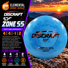 Discraft ESP Zone SS (4/4/-1/2) - Elemental Disc Golf