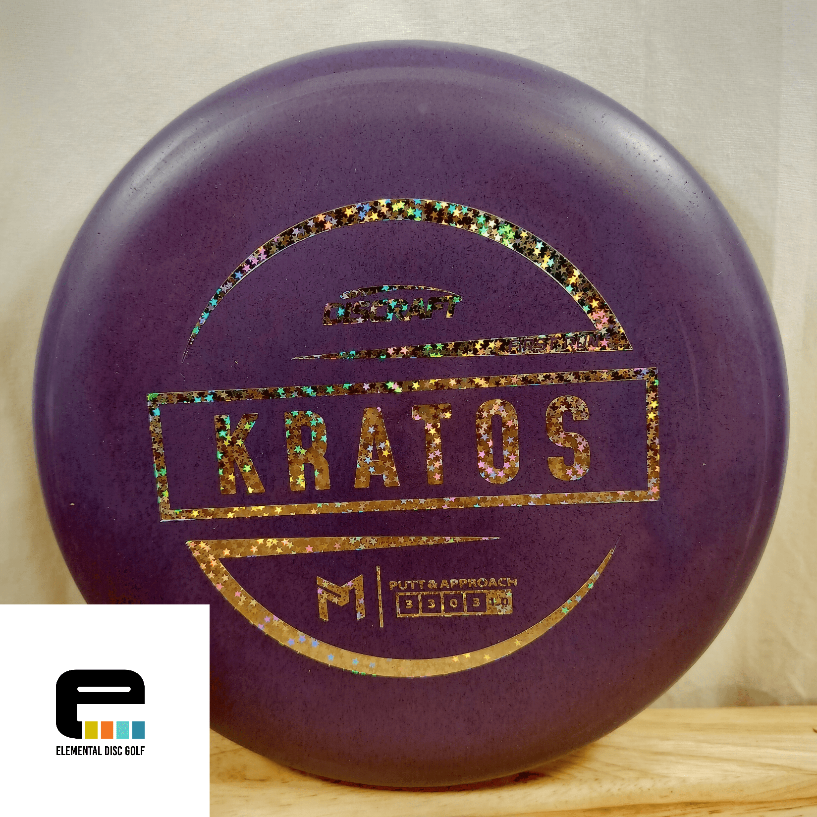 Discraft First Run McBeth Kratos (3/3/0/3) - Elemental Disc Golf
