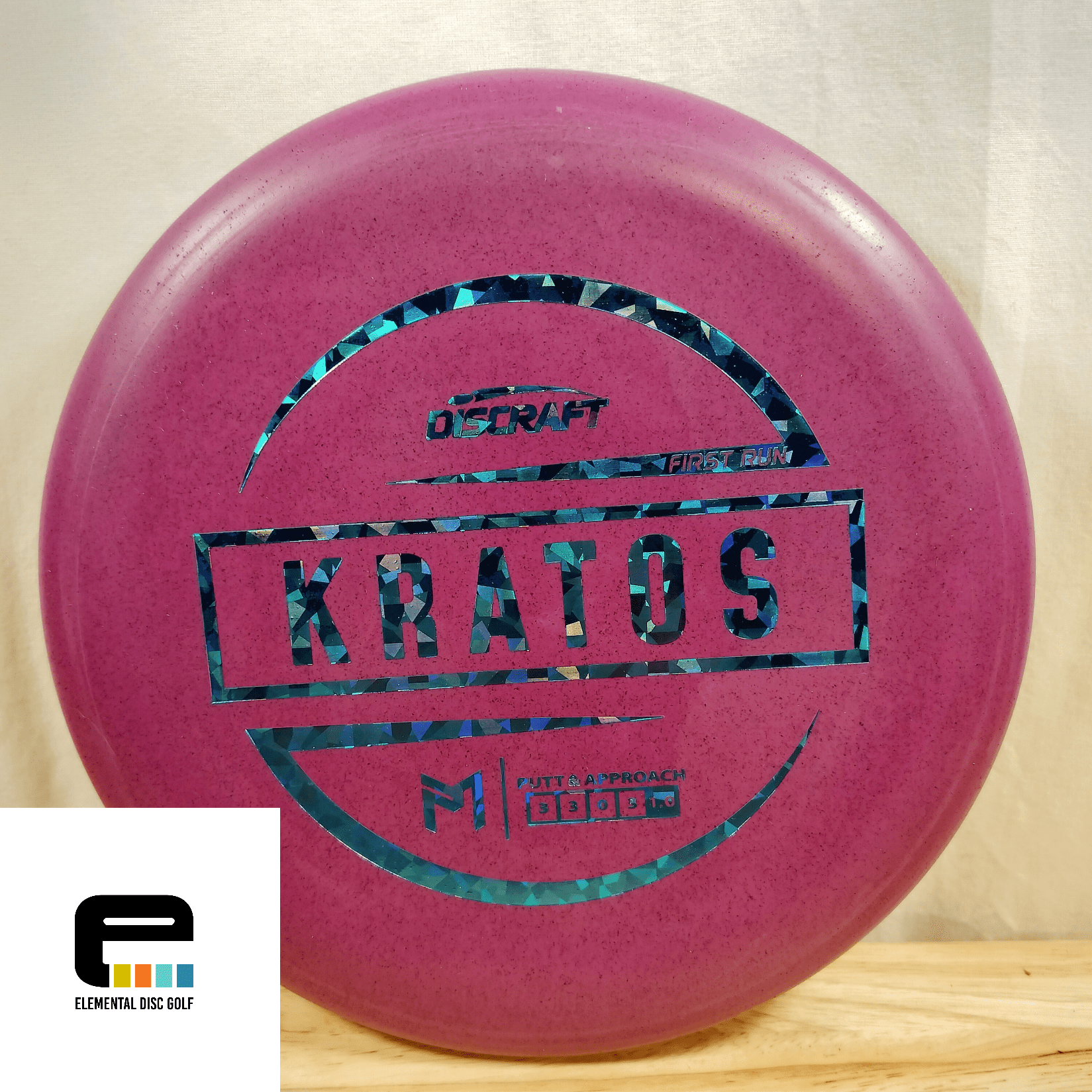 Discraft First Run McBeth Kratos (3/3/0/3) - Elemental Disc Golf