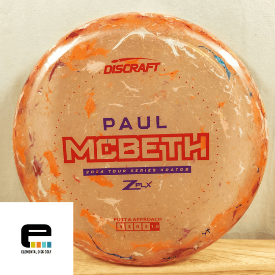 Discraft Jawbreaker Z Flx Kratos (Paul McBeth Tour Series 2024) - Elemental Disc Golf